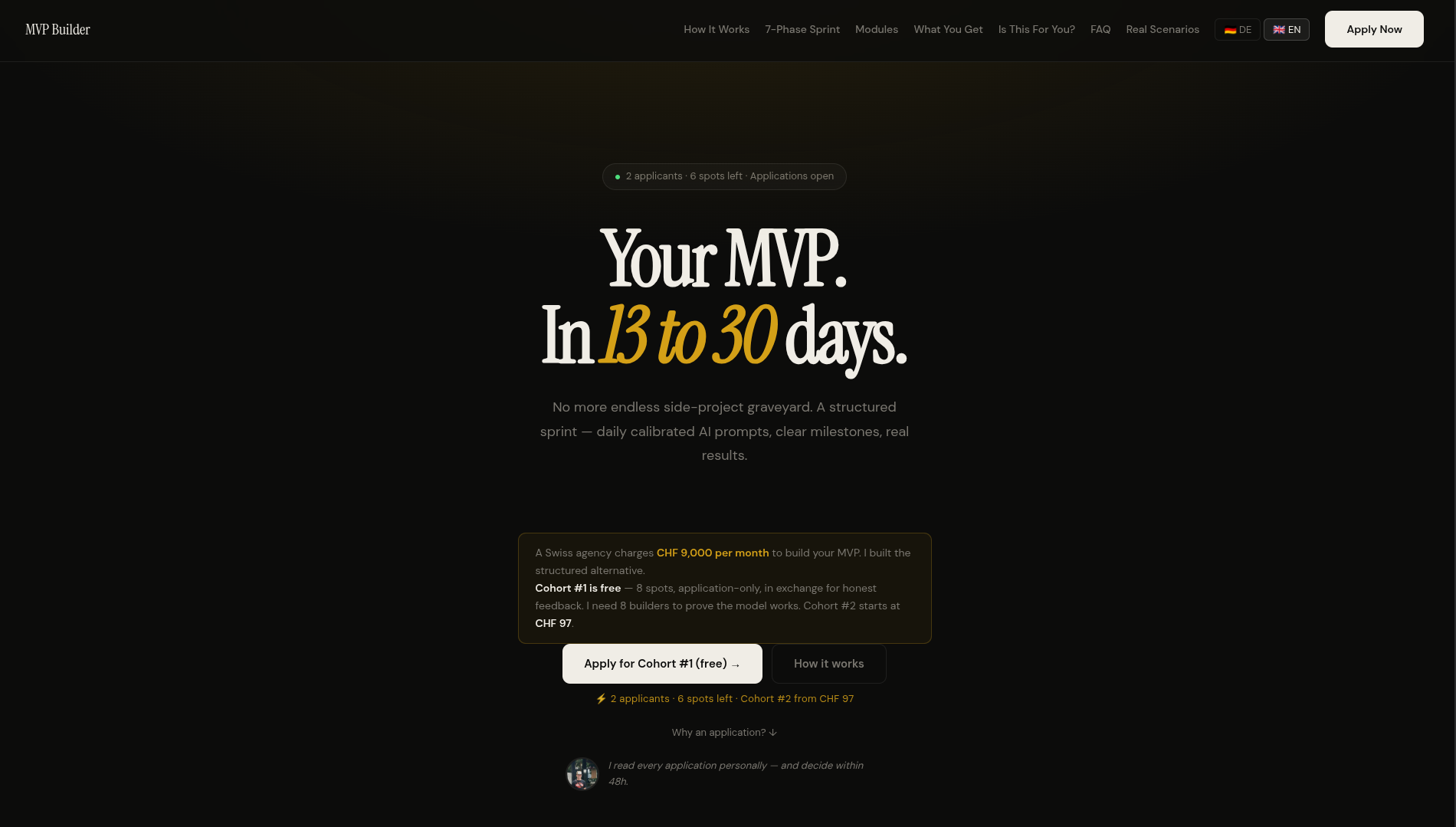 MVP Builder Header Visual